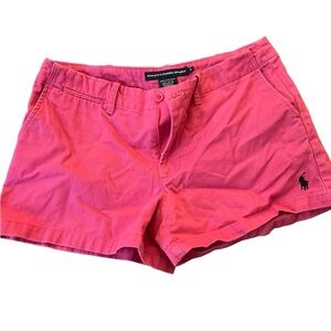 Ralph Lauren Sport Hot Pink Women Pony Mini Summer Shorts Size 6